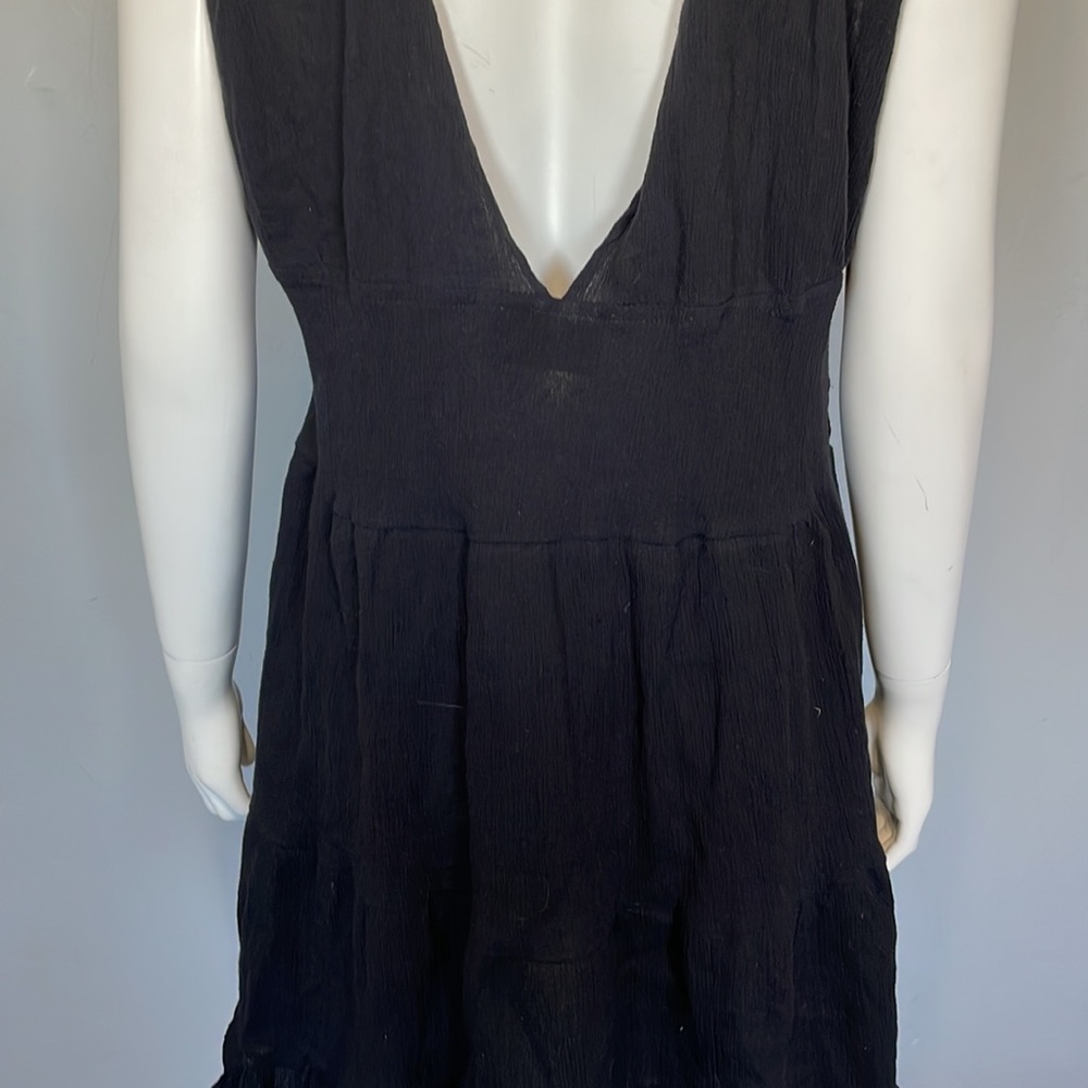 Asos Design Curve Shirred Waist Button Front Tier… - image 8